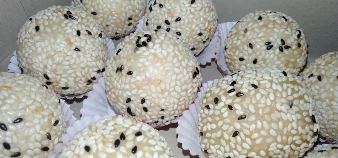 Onde-onde kacang hijau Ringinrejo Kediri